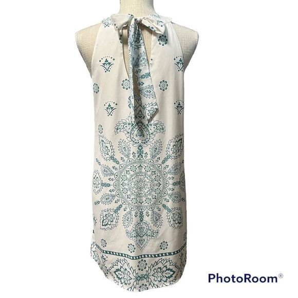 Lulu’s I Can Sea It Now Cream medallion Print Dress - Picture 6 of 7